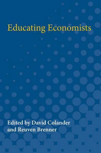 Cover for Educating economists (Book) (1992)