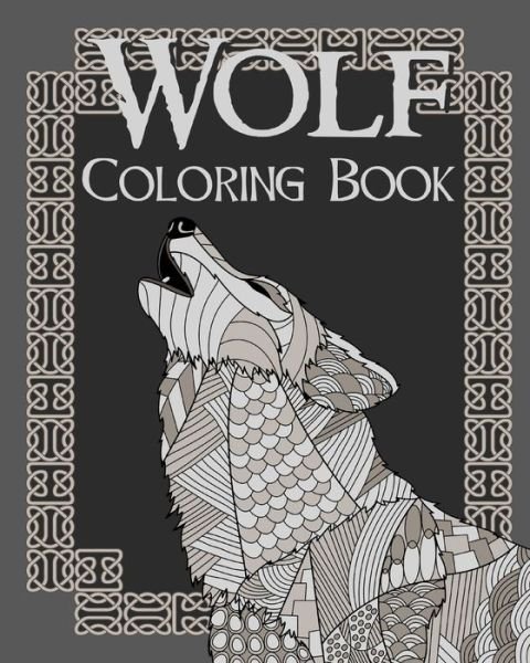 Cover for Paperland · Wolf Coloring Book (Paperback Book) (2024)