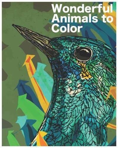 Cover for Erosner Design · Wonderful Animals to Color (Taschenbuch) (2019)