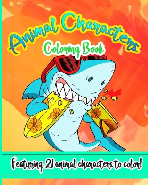 Cover for Sgfxkdp · Animal Characters Coloring Book (Taschenbuch) (2020)