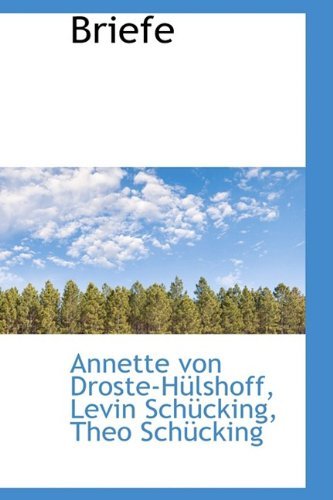 Cover for Annette Von Droste-hülshoff · Briefe (Hardcover Book) (2009)