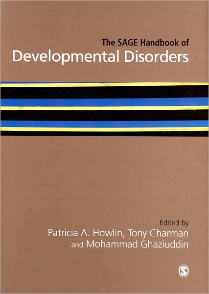 Cover for Patricia Howlin · The SAGE Handbook of Developmental Disorders (Hardcover Book) (2011)