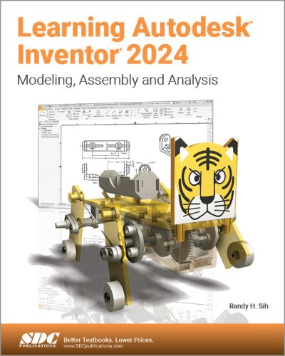 Cover for Randy H. Shih · Learning Autodesk Inventor 2024: Modeling, Assembly and Analysis (Pocketbok) (2023)