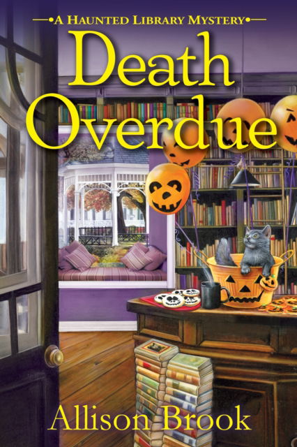 Cover for Allison Brook · Death Overdue: A Haunted Library Mystery (Hardcover Book) [First edition. edition] (2017)