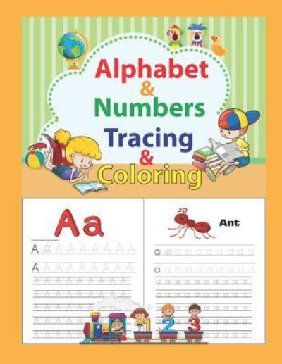 Cover for Krissmile · Alphabet &amp; Numbers Tracing &amp; Coloring (Paperback Book) (2019)