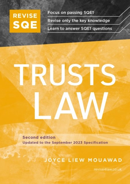 Revise SQE Trusts Law: SQE1 Revision Guide 2nd ed - Joyce Liew Mouawad - Livros - Fink Publishing Ltd - 9781914213861 - 1 de novembro de 2023