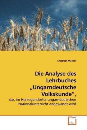 Cover for Molnár · Die Analyse des Lehrbuches  Unga (Book)