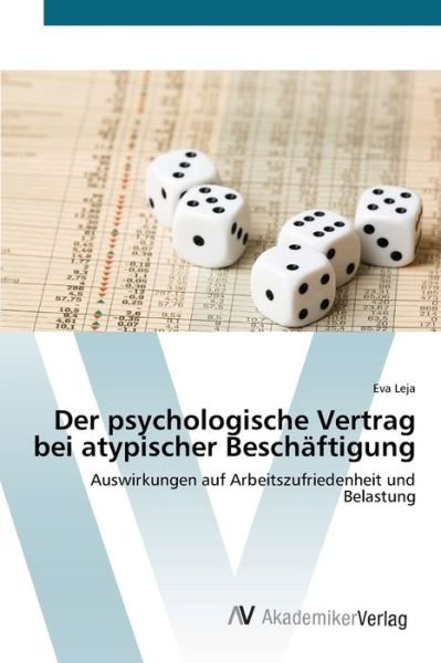 Cover for Leja · Der psychologische Vertrag bei aty (Buch) (2012)
