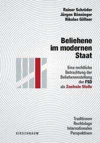 Cover for Schroeder · Beliehene im modernen Staat (Book)