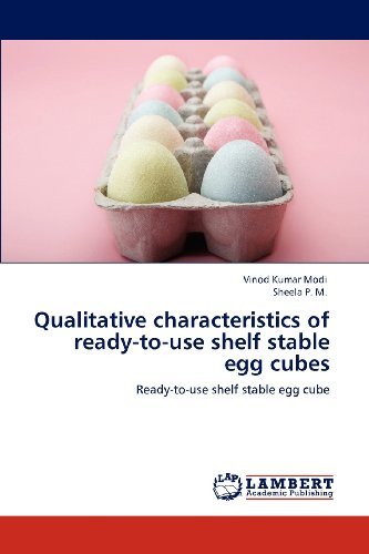 Cover for Sheela P. M. · Qualitative Characteristics of Ready-to-use Shelf Stable Egg Cubes (Paperback Book) (2012)