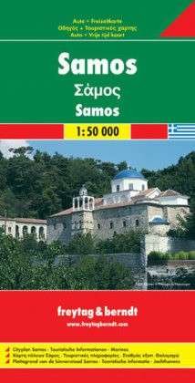 Freytag & Berndt · Freytag & Berndt Road + Leisure Map: Samos (Hardcover Book) (2015)