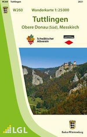Cover for LVA Baden-Württemberg · W260 Wanderkarte 1:25000 Tuttlingen (Landkarten) (2021)