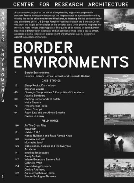 Cover for Riccardo Badano · Border Environments (Book) (2023)