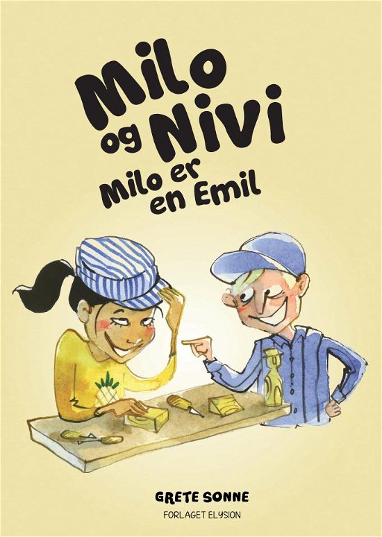 Cover for Grete Sonne · Milo og Nivi: Milo er en Emil (Hardcover Book) [1º edição] (2018)