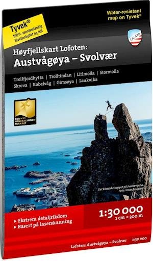 Cover for Calazo · Lofoten: Austvagøya - Svolvær - Høyfjellskart - High alpine map (Landkart) (2021)