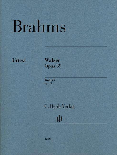 Cover for Brahms J · Walzer (N/A) (2018)