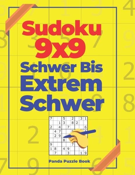 Cover for Panda Puzzle Book · Sudoku 9x9 Schwer Bis Extrem Schwer (Paperback Book) (2020)