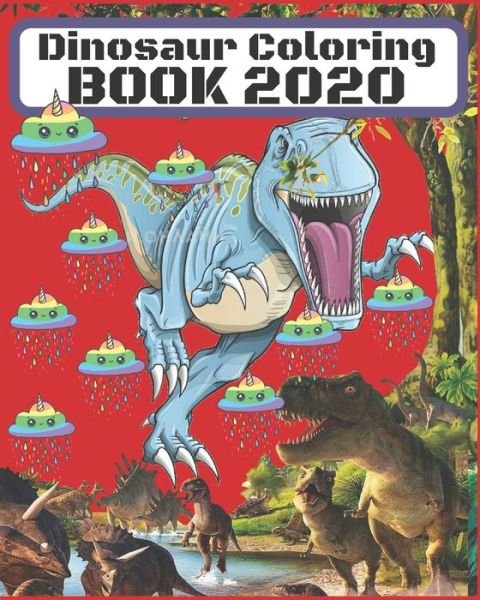 Cover for Coloring Book · Dinosaur Coloring Book 2020 (Paperback Book) (2020)