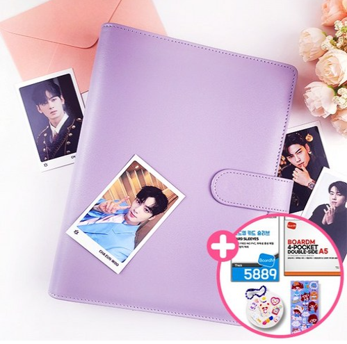Cover for BOARDM PHOTOCARD BINDER + POCKETS + SLEEVES (Photocard Holder) [Purple edition] (2025)