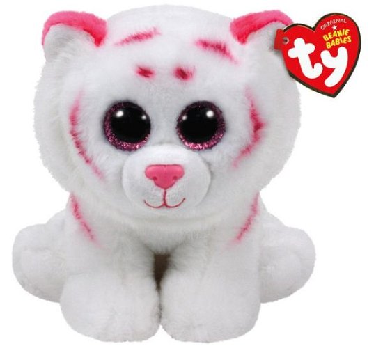 Cover for Carletto · Carletto - 42186 - Ty - Tabor - Tiger Mit Glitzeraugen - 15 Cm - Rosa-weiss (Toys)