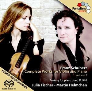 Cover for Fischer,Julia / Helmchen,Martin · * Werke für Violine und Klavier Vol.2 (SACD) (2013)