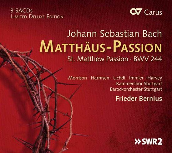 Cover for Frank Peter Zimmermann · Matthaus-passion (CD) [Limited edition] (2016)