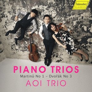 Dvorak: Piano Trio No.3 & Martinu: Piano Trio No.1 - Aoi Trio - Music - KING INTERNATIONAL INC. - 4909346030862 - February 4, 2023