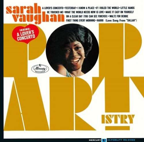 Pop Artistry - Sarah Vaughan - Música - UNIVERSAL - 4988031285862 - 20 de julho de 2018