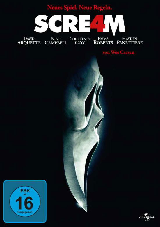 Scream 4 - Neve Campbell,courtney Cox,david Arquette - Elokuva - UNIVERSAL PICTURES - 5050582854862 - keskiviikko 19. lokakuuta 2011