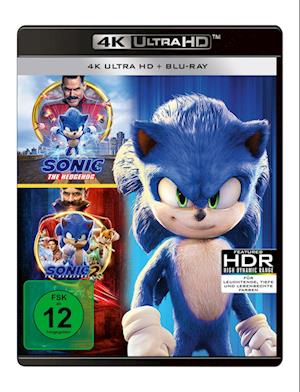 Cover for Jim Carrey Idris Elba · Sonic the Hedgehog-2-movie Collection (4K Ultra HD) (2023)