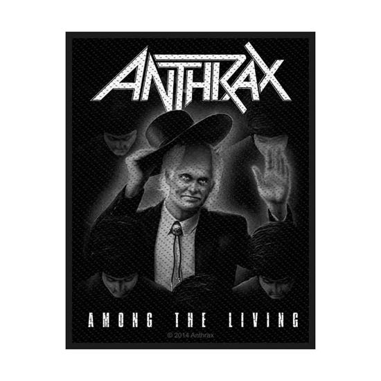 Anthrax Standard Woven Patch: Among the Living - Anthrax - Merchandise - PHD - 5055339750862 - 19 augusti 2019