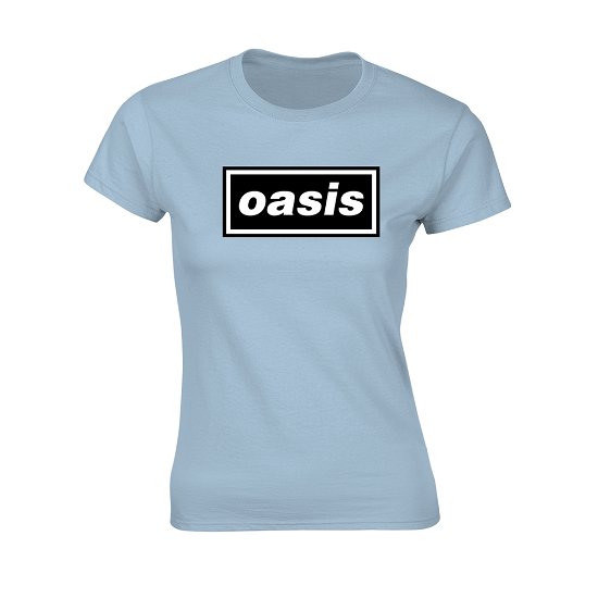 Oasis Ladies T-Shirt: Decca Logo - Oasis - Marchandise - PHD - 5056187723862 - 23 décembre 2019