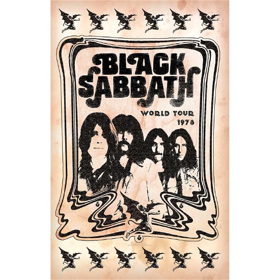 Cover for Black Sabbath · Black Sabbath Textile Poster: World Tour 1978 (Plakat)
