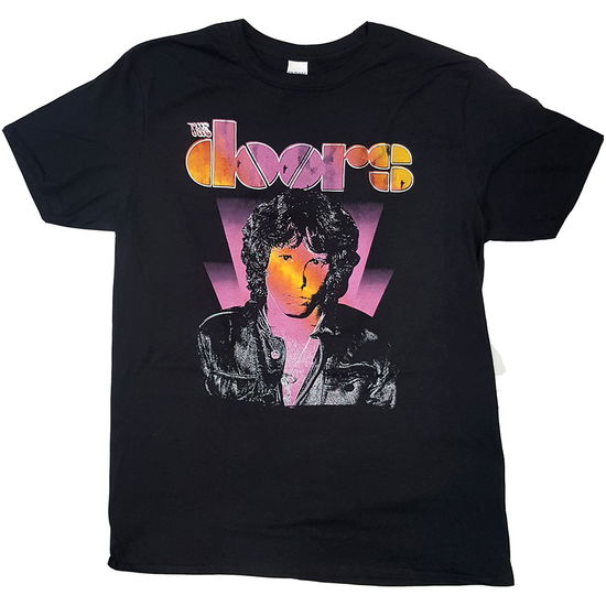 Cover for The Doors · The Doors Unisex T-Shirt: Jim Beam (Black) (T-shirt) [size S] [Black - Unisex edition] (2020)