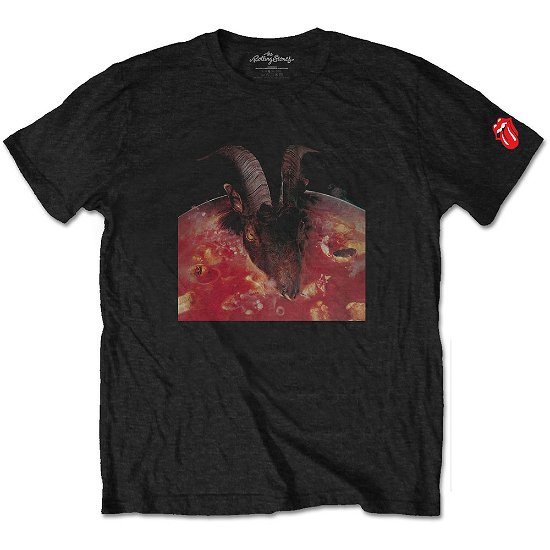 Cover for The Rolling Stones · The Rolling Stones Unisex T-Shirt: Goats Head Soup (Sleeve Print) (T-shirt) [size S] [Black - Unisex edition]