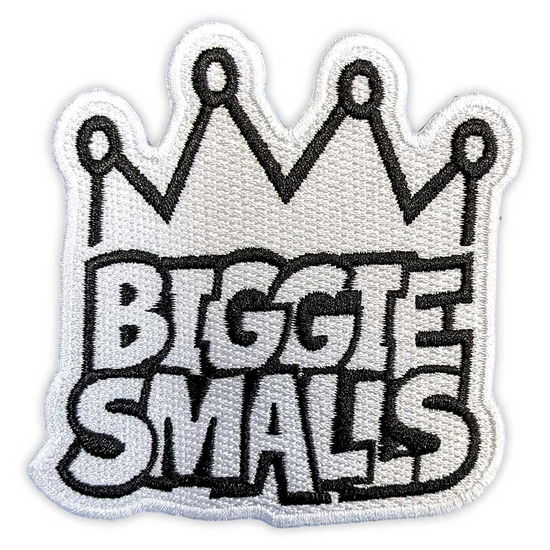 Biggie Smalls Woven Patch: Crown Logo (Standard) - Biggie Smalls - Merchandise -  - 5056737250862 - 