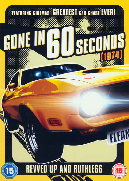 Cover for Gone in 60 Seconds · Gone In 60 Seconds 1974 (DVD) (2013)