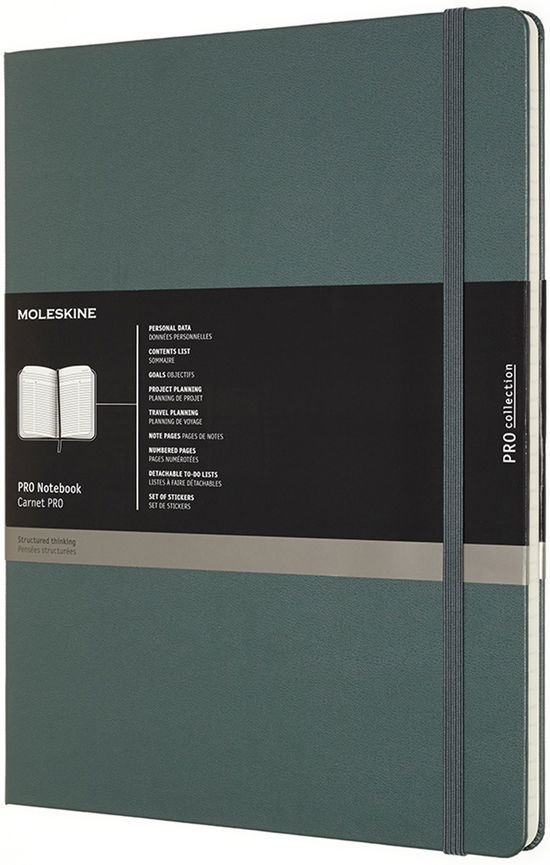 Cover for Moleskine · Moleskine Pro Notebook XXL Hard Forest Green (Stationery) (2018)