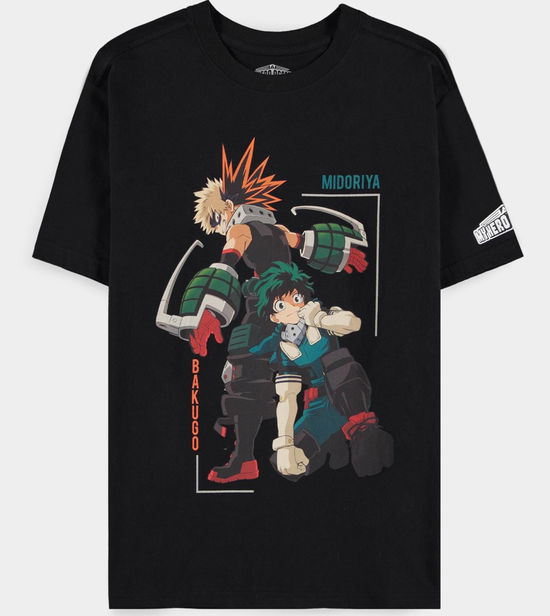 Cover for My Hero Academia · Izuku Midoriya Black (T-Shirt Unisex Tg. L) (CD)