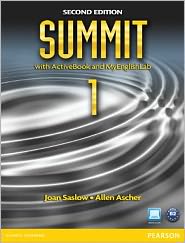 Cover for Saslow · Summit 1 with ActiveBook and MyE (Book)