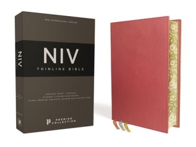 Cover for Zondervan · NIV, Thinline Bible, Premium Goatskin Leather, Coral, Premier Collection, Black Letter, Gauffered Edges, Comfort Print (N/A) (2022)