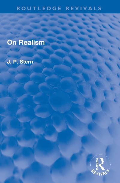 Cover for J. P. Stern · On Realism - Routledge Revivals (Paperback Book) (2023)