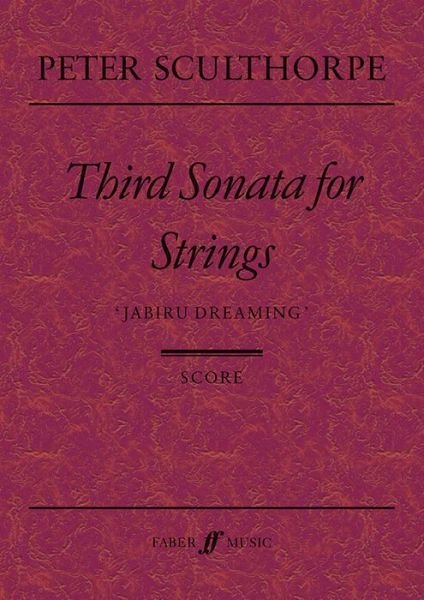 Cover for Peter Sculthorpe · Third Sonata for Strings (Sheet music) (1998)