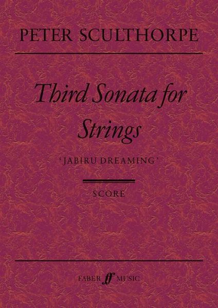 Cover for Peter Sculthorpe · Third Sonata for Strings (Sheet music) (1998)