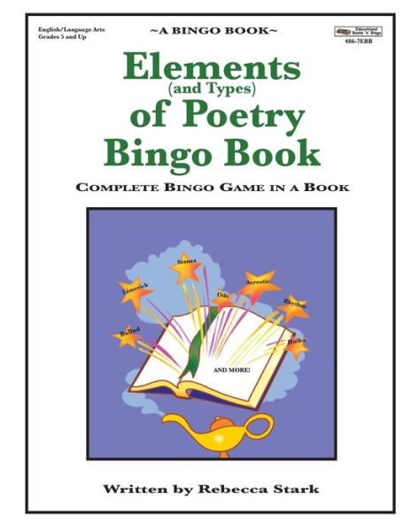 Cover for Rebecca Stark · Elements of Poetry Bingo Book (Paperback Book) (2016)