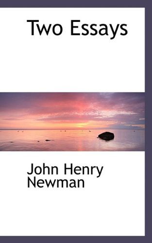 Cover for Cardinal John Henry Newman · Two Essays (Paperback Book) (2009)