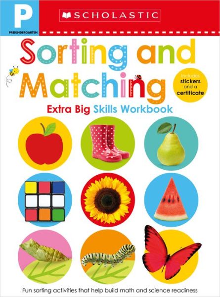 Cover for Scholastic Early Learners · Sorting and Matching Pre-K Workbook: Scholastic Early Learners (Extra Big Skills Workbook) - Scholastic Early Learners (Paperback Book) (2019)