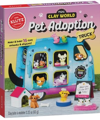 Mini Clay World Pet Adoption Truck - Klutz - Editors of Klutz - Bücher - Scholastic US - 9781338643862 - 1. Oktober 2020