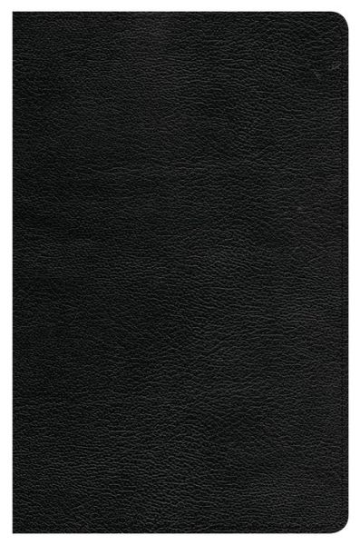 CSB Ultrathin Reference Bible, Black Genuine Leather, Indexed - CSB Bibles by Holman CSB Bibles by Holman - Books - Broadman & Holman Publishers - 9781535905862 - June 1, 2018