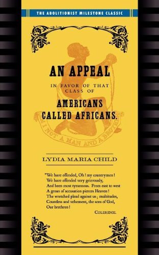 Cover for Lydia Child · Appeal in Favor of Africans (Paperback Bog) (2006)